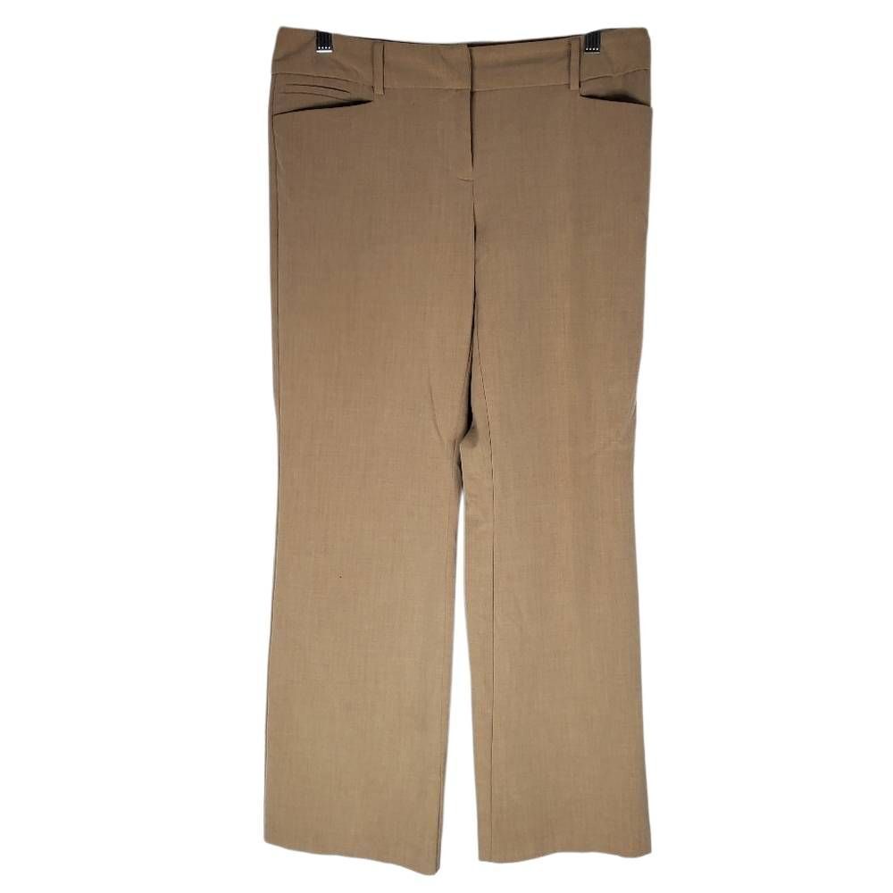 New York & Company Stretch Signature Fit Dress Pants Tan Size 4